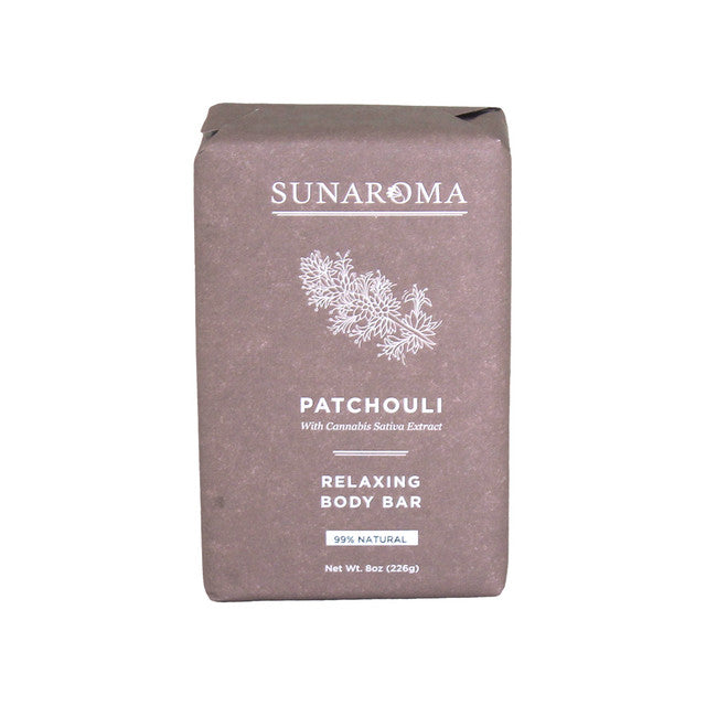 SUNAROMA GENTLE SOAP BAR 8oz 6ct PATCHOULI