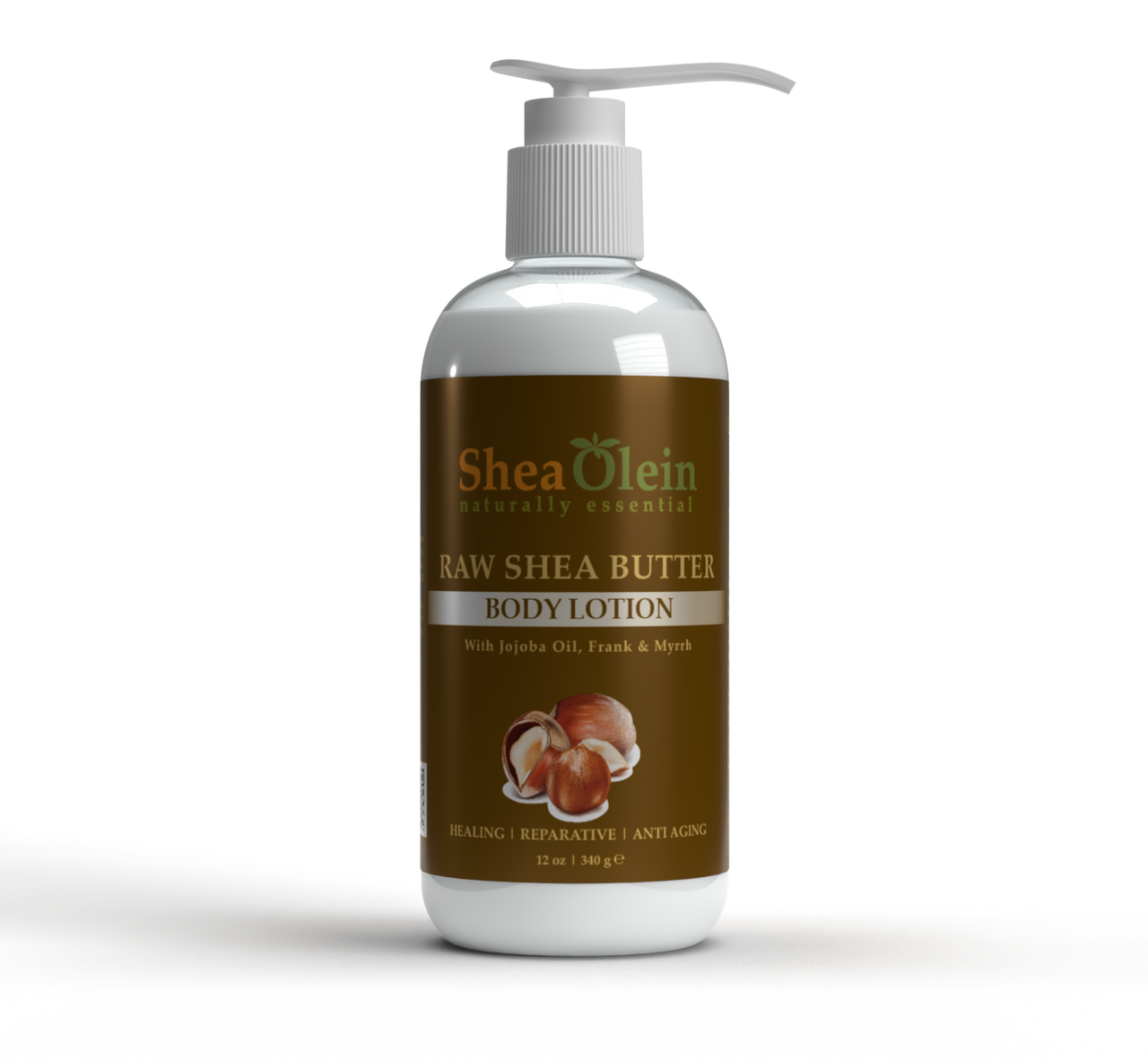 SHEA OLEIN BODY LOTION 12oz | RAW SHEA BUTTER