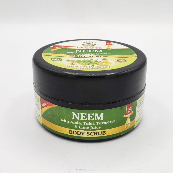 AL-RIYAN ORGANIC NEEM BODY SCRUB 150gm - SmellsPlus