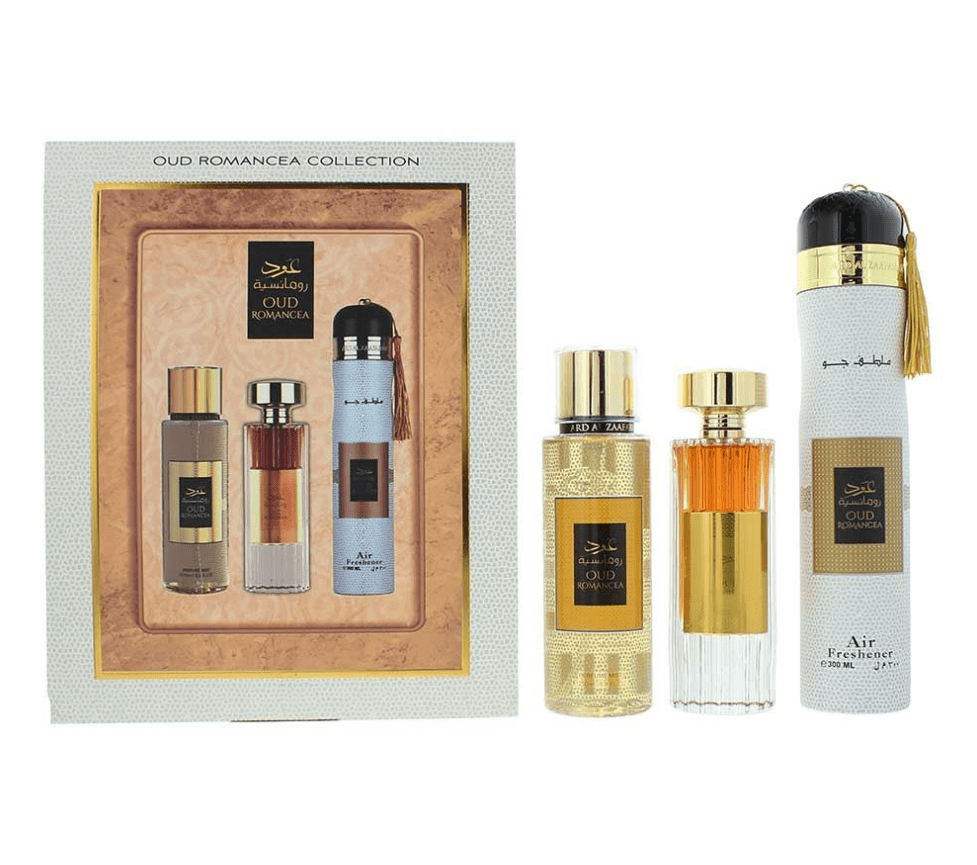 ARD AL ZAAFARAN GIFT SET OUD ROMANCEA 3CT - SmellsPlus