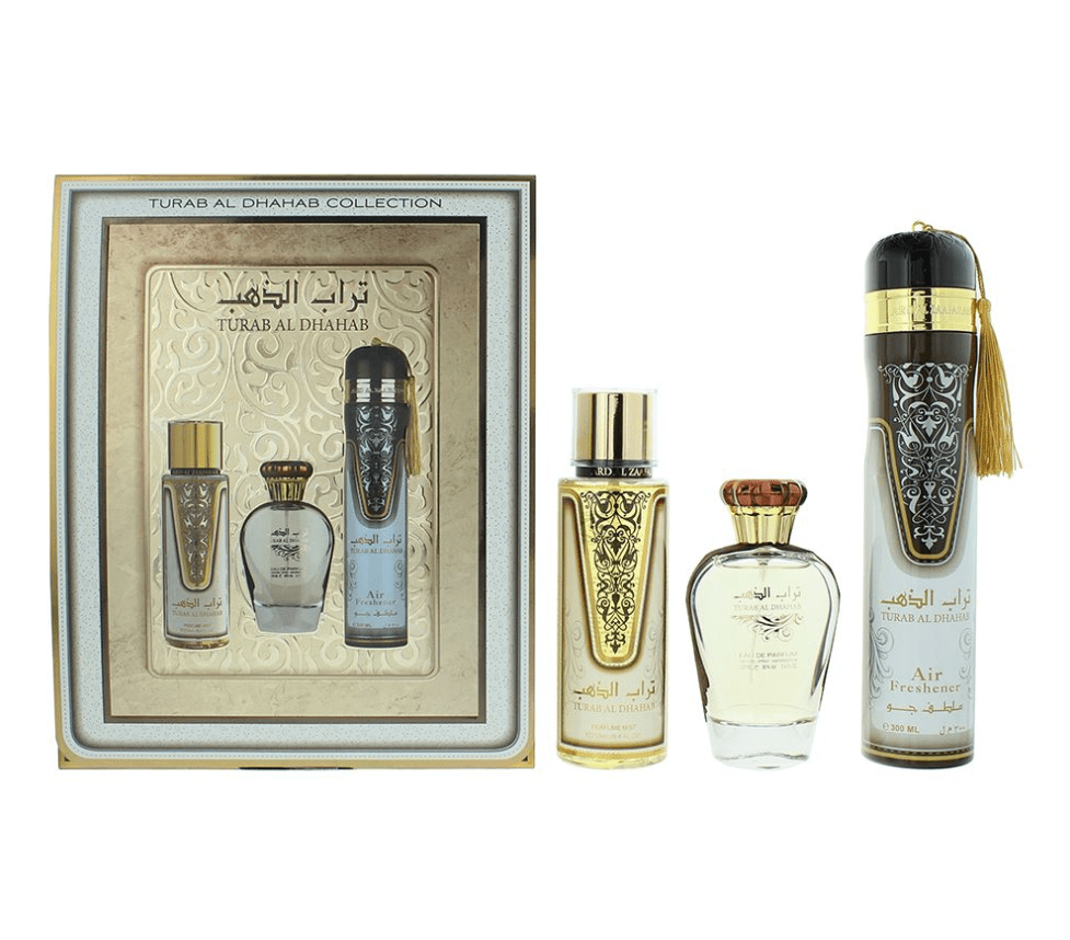 ARD AL ZAAFARAN GIFT SET TURAB AL DHAHAB WHITE 3CT - SmellsPlus