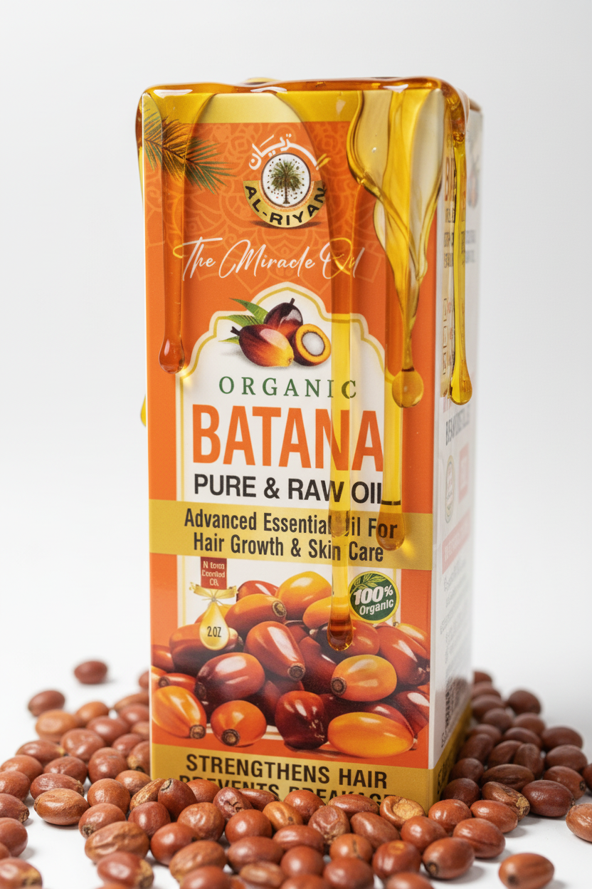 AL-RIYAN ORGANIC BATANA PURE RAW OIL 1CT 2FLoz