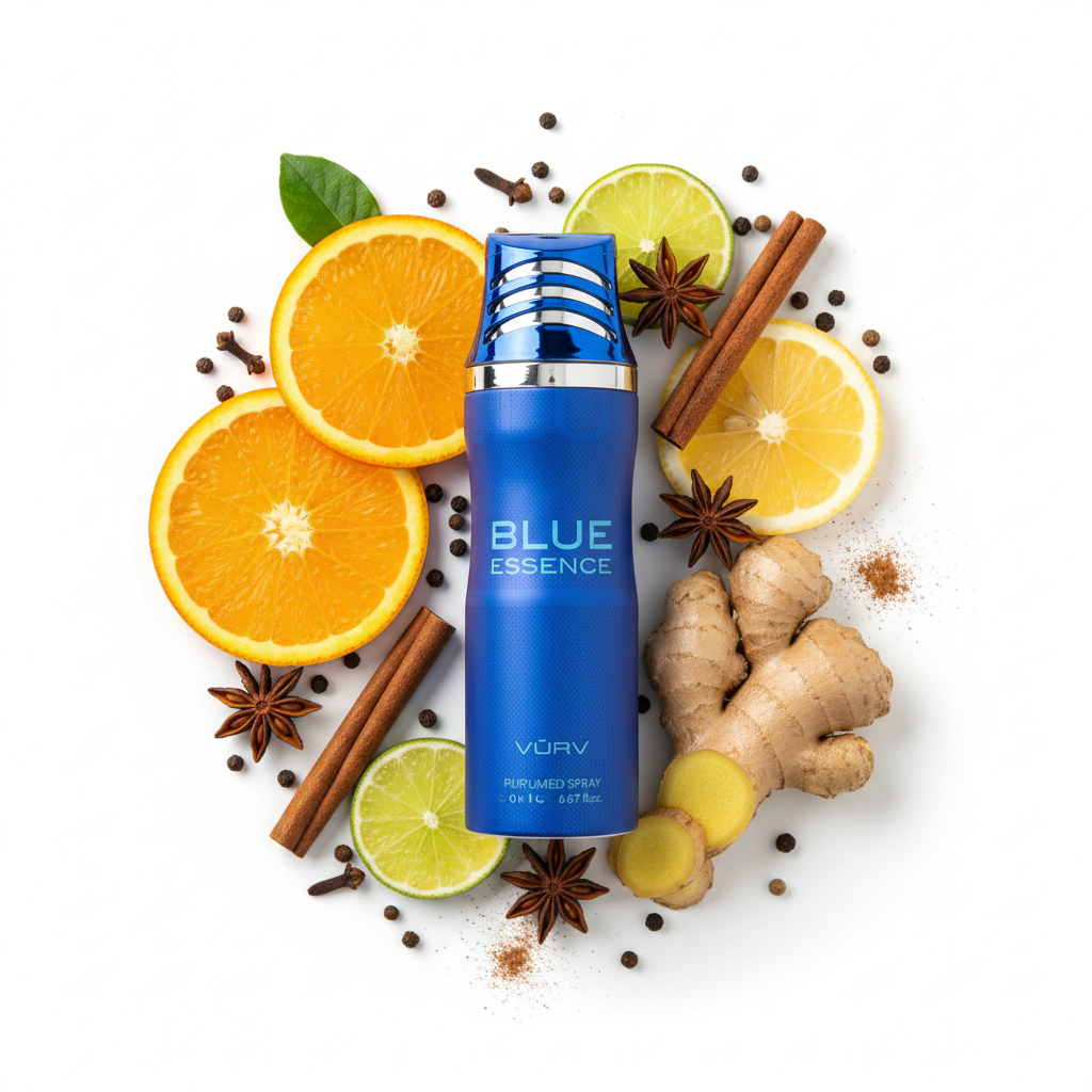 Vurv Perfumed Body Spray Blue Essence 200ml 1ct