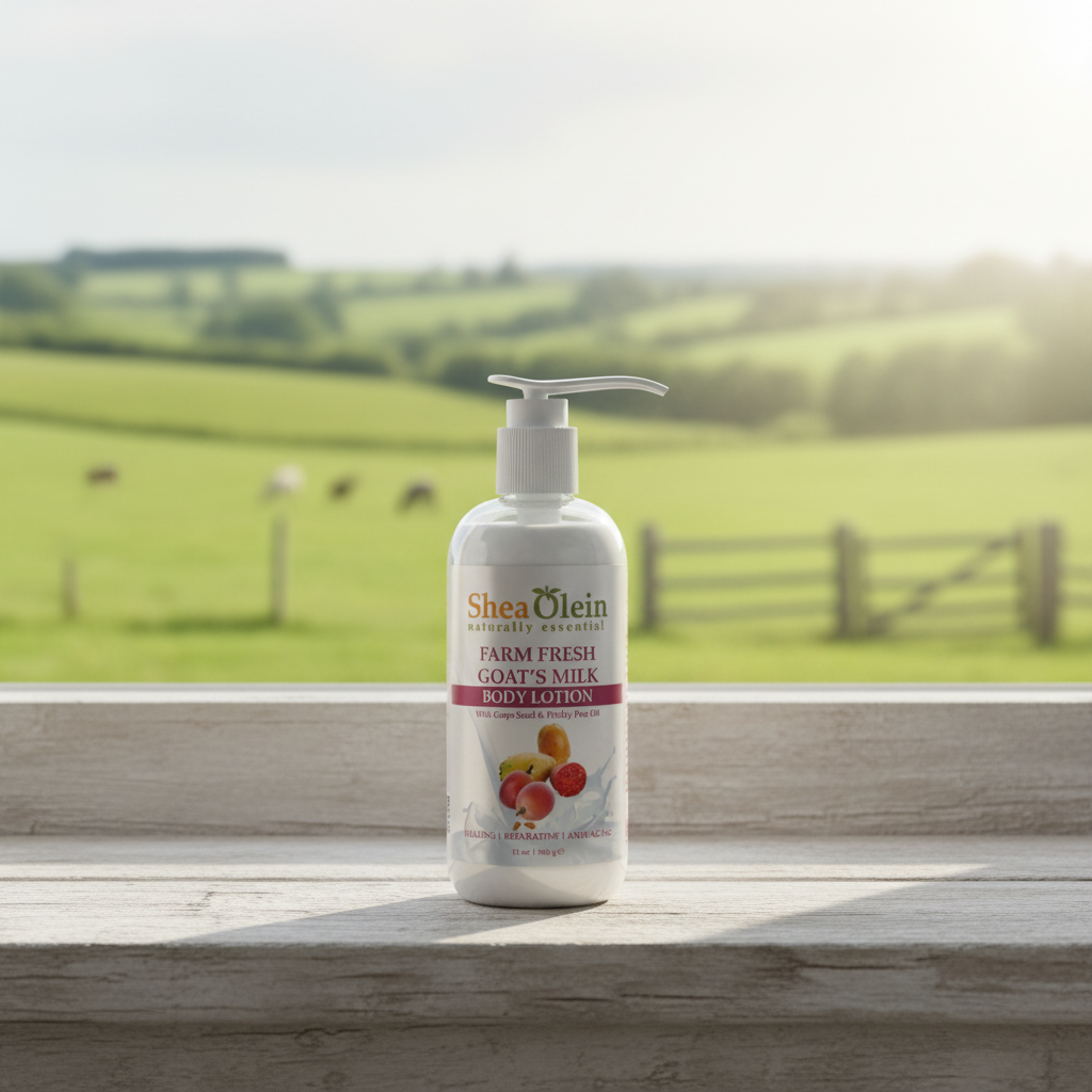 SHEA OLEIN BODY LOTION 12oz | FARM FRESH GOATS MILK