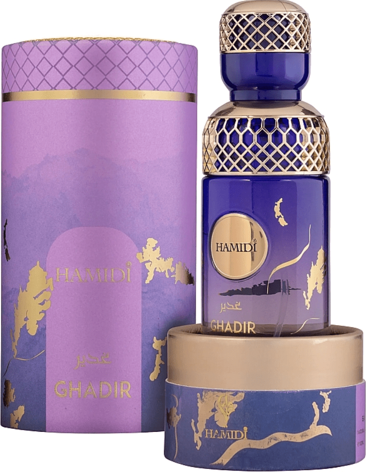 HAMIDI GHADIR 100ml Eau de Parfum — elegant perfume bottle w/ luxurious design, symbolizing timeless beauty & refined grace.