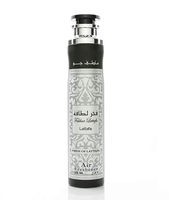 LATTAFA AIR FRESHENER 300ml 1ct SILVER FAKHAR LATTAFA - SmellsPlus