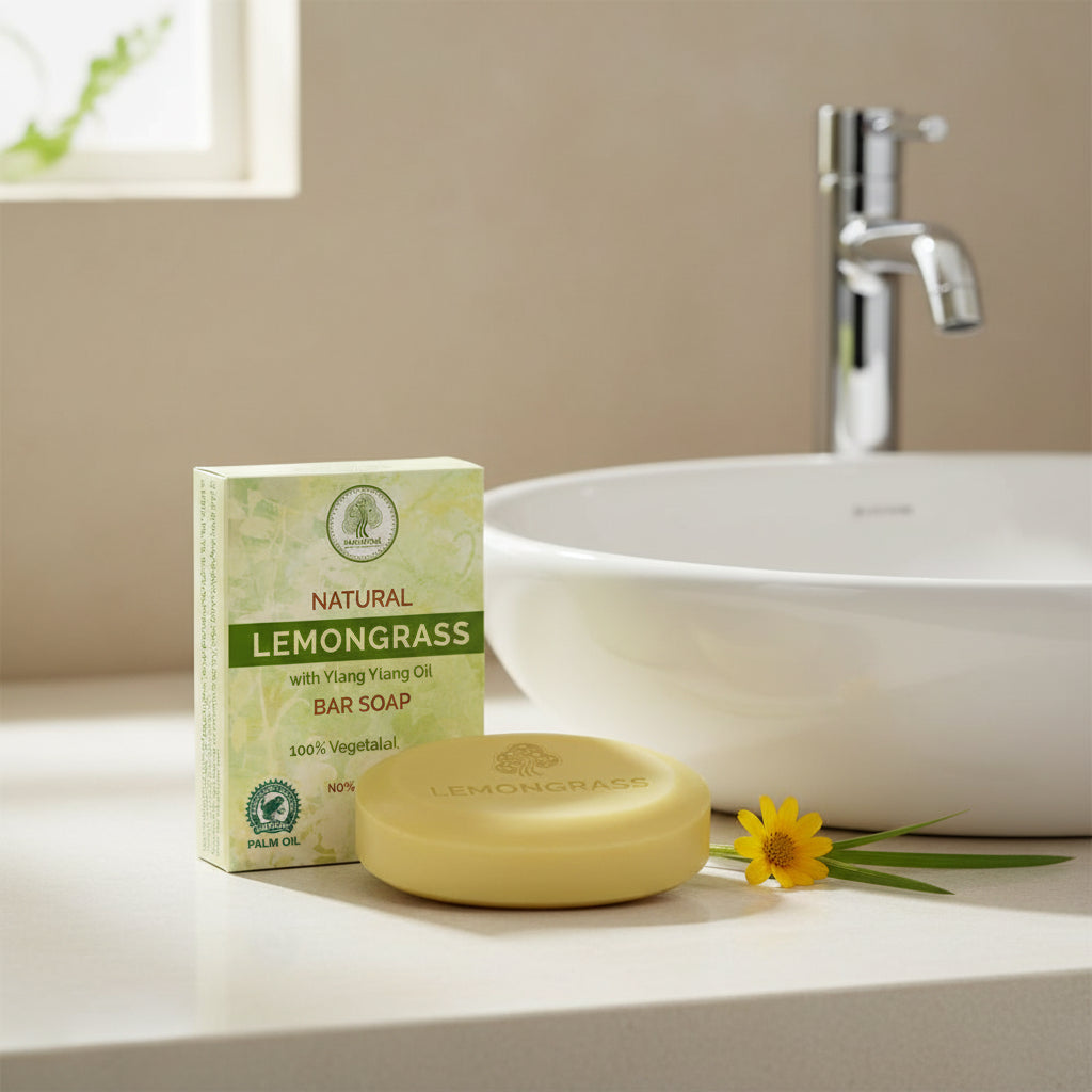 Madina Natural Lemongrass Soap Bar 1ct