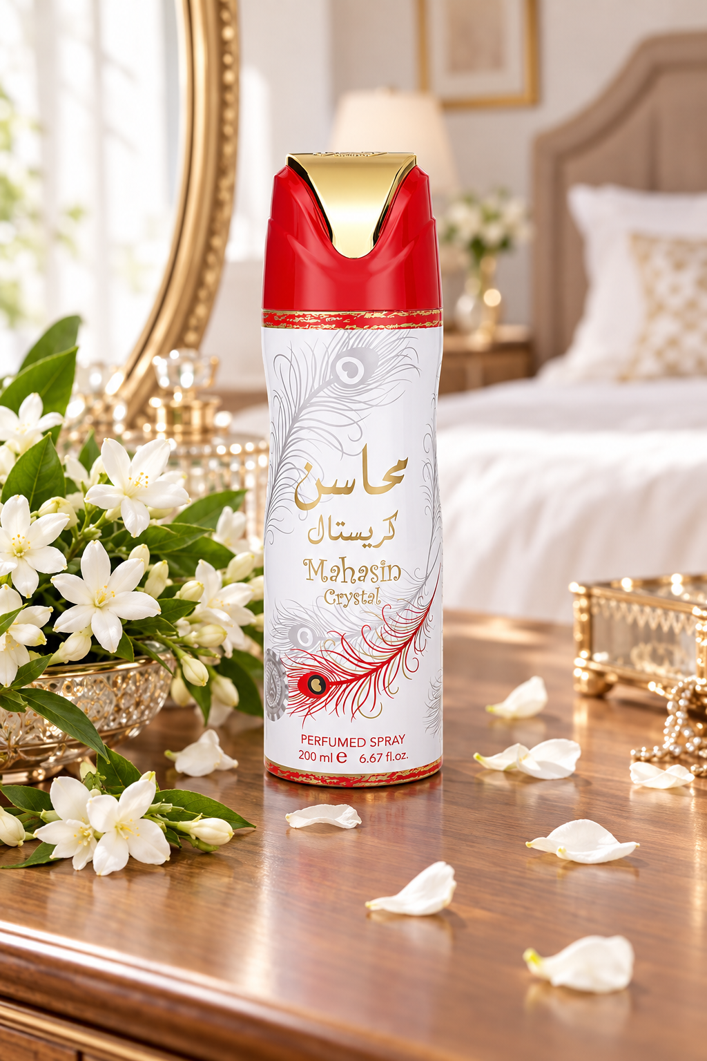 Lattafa Mahasin Crystal Perfumed Body Spray 200ml 1ct