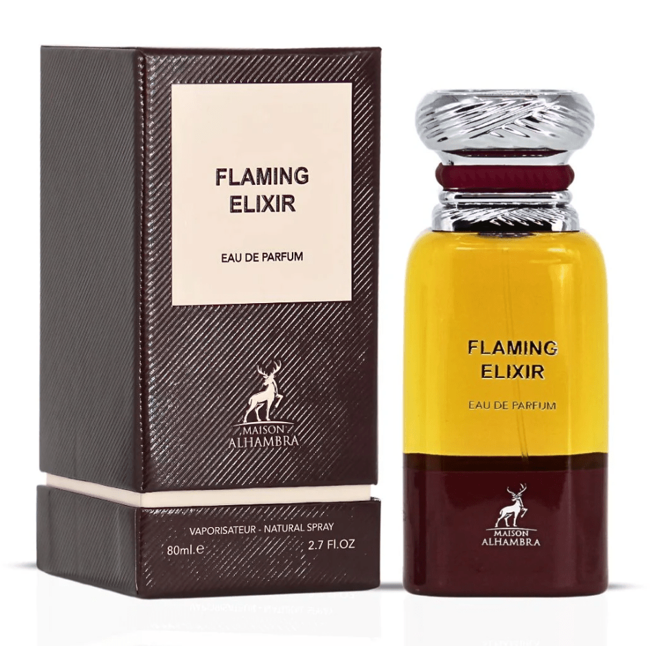 MAISON ALHAMBRA FLAMING ELIXIR 80ML PERFUME - SmellsPlus