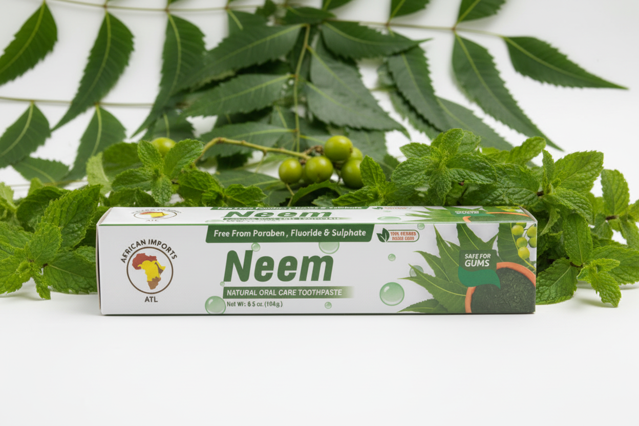 African Imports ATL Toothpaste 1ct Single 6.5oz | Neem