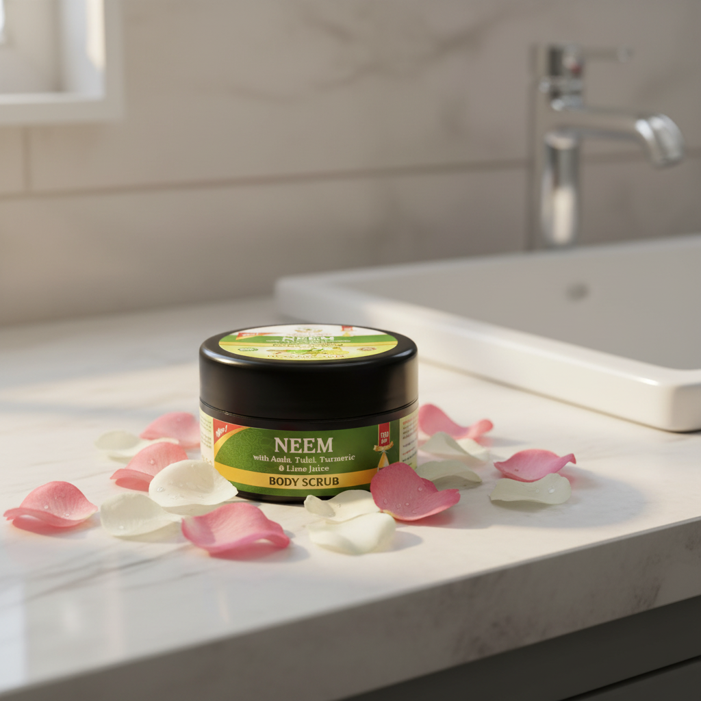 AL-RIYAN ORGANIC NEEM BODY SCRUB 150gm