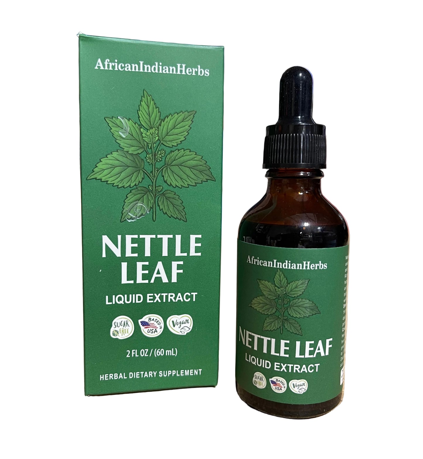 African Indian Herbs Nettle Leaf Liquid Extract 2floz Bottle
