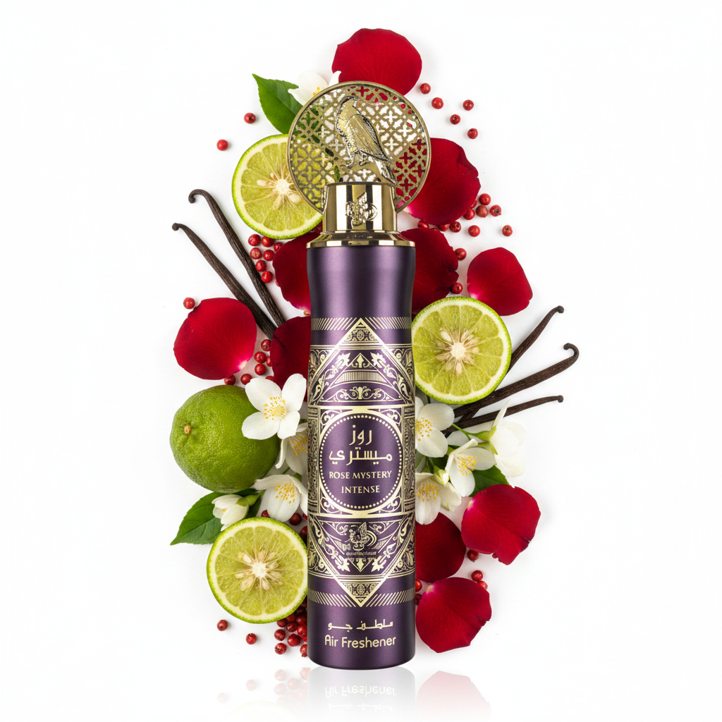 Al Wataniah Air Freshener Rose Mystery Intense 300ml 1ct Single