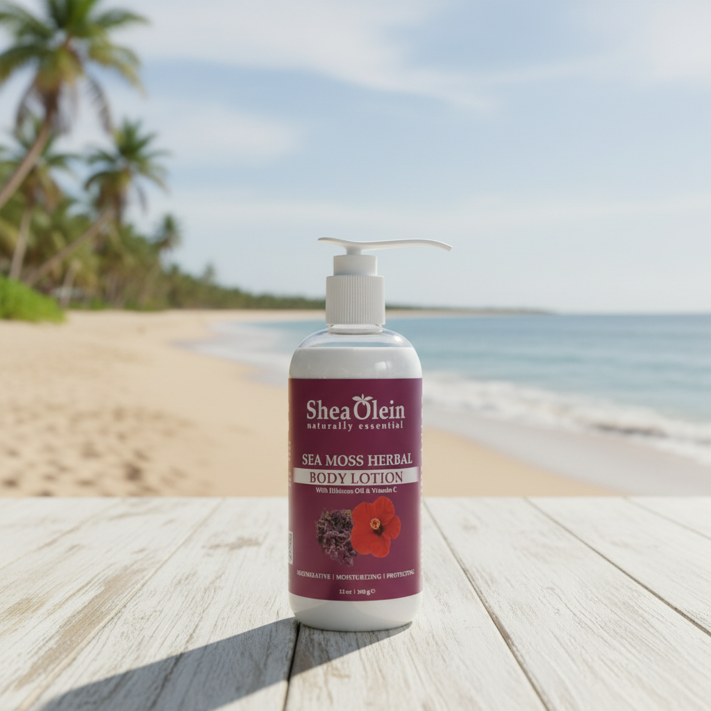 SHEA OLEIN BODY LOTION 12oz | SEA MOSS HERBAL