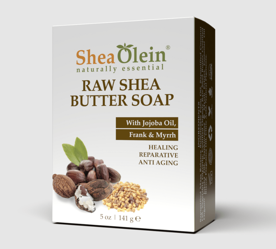 SHEA OLEIN RAW SHEA BUTTER SOAP BARS 6CT - SmellsPlus