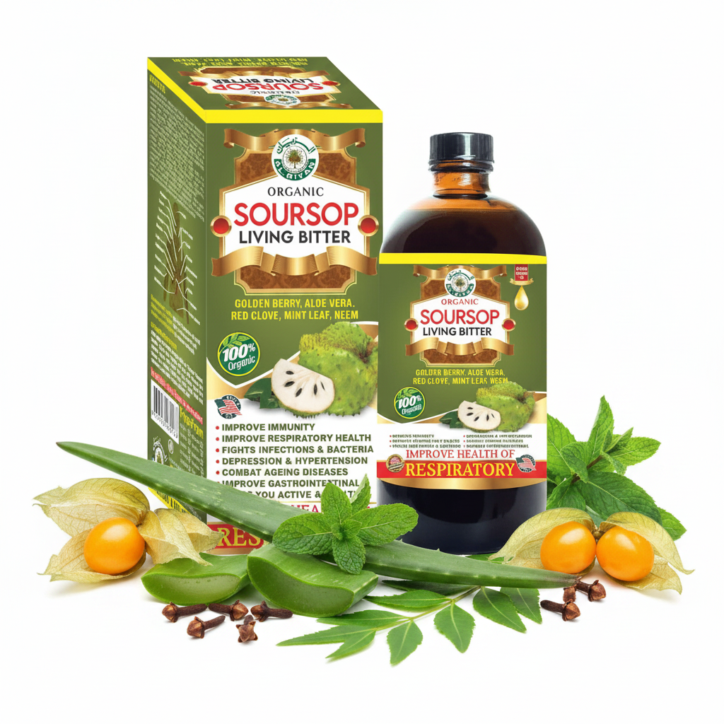 AL-RIYAN Organic Soursop Living Bitters 16oz