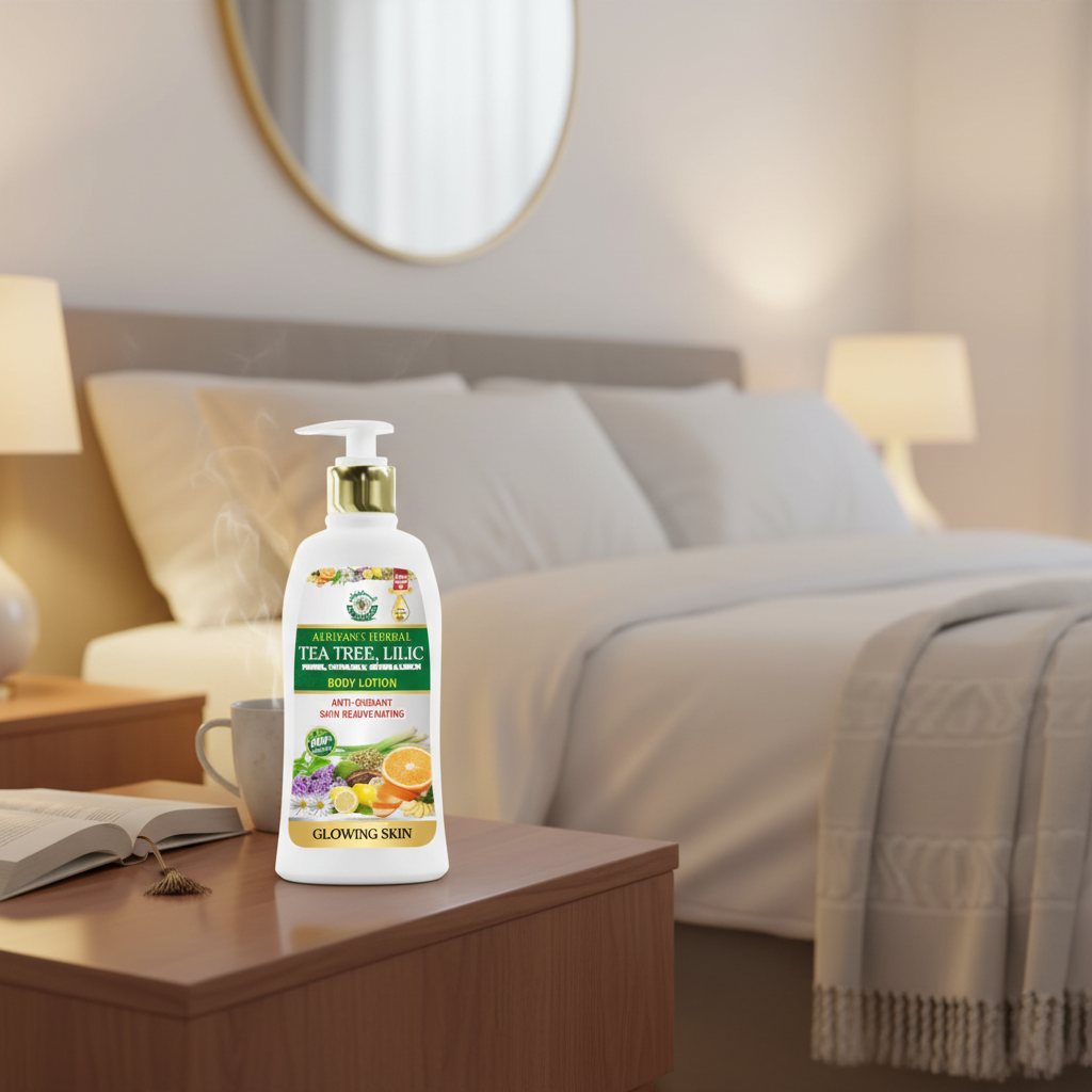 AL-RIYAN HERBAL BODY LOTION 16oz | TEA TREE LILIC