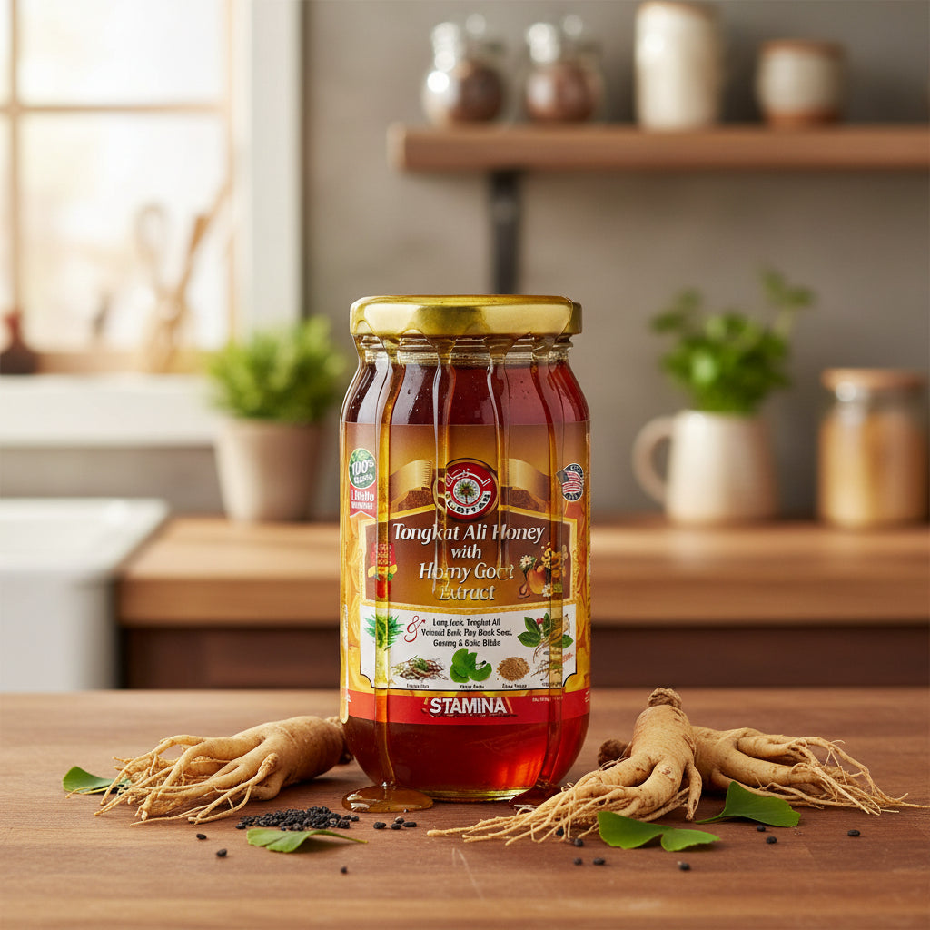 AL-RIYAN Tongkat Ali Honey With Horny Goat Extract 16oz