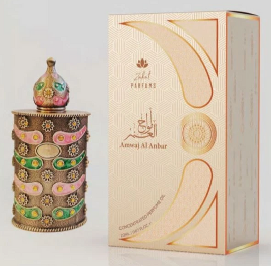ZAKAT PERFUMES ZOGHBI AMWAJ AL ANBAR Perfumed Oil 20ml