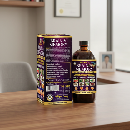 AL-RIYAN Organic Brain & Memory Alertness Bitters 16oz