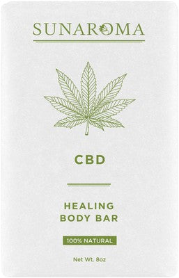 SUNAROMA GENTLE SOAP BAR 8oz 6ct CBD