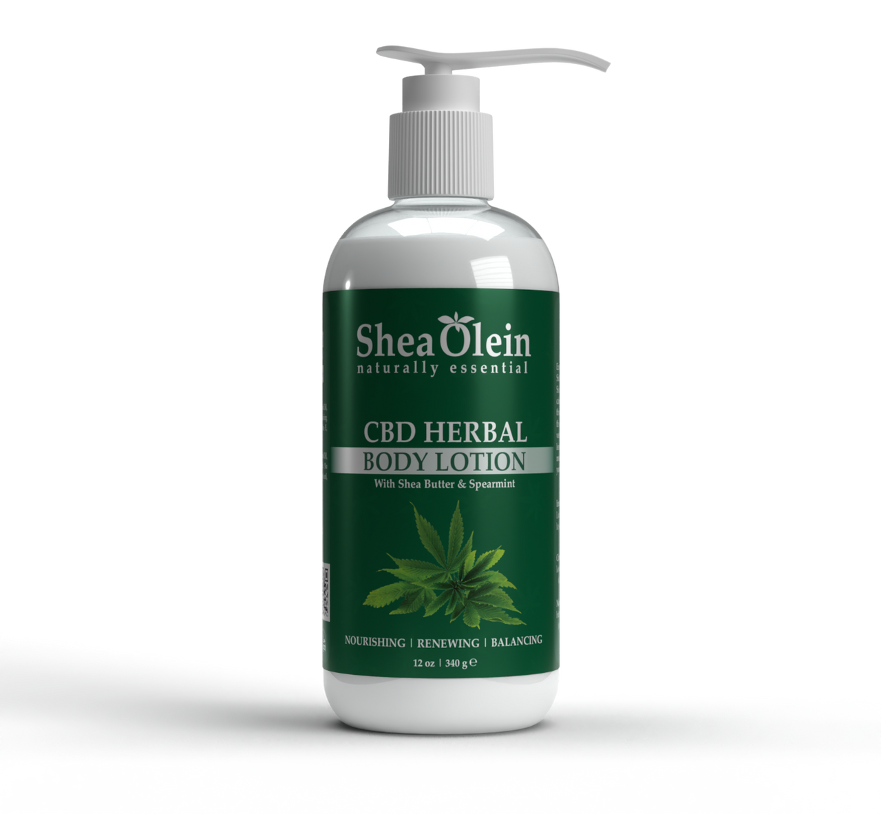 SHEA OLEIN BODY LOTION 12oz | CBD