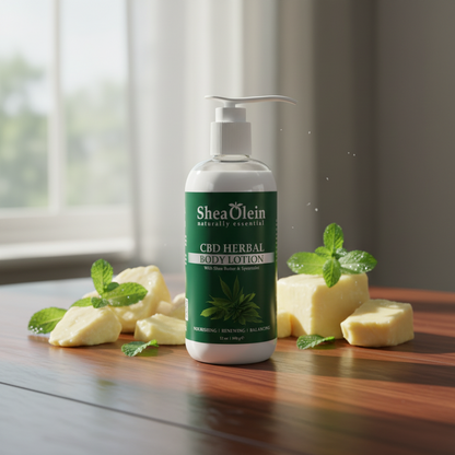 SHEA OLEIN BODY LOTION 12oz | CBD
