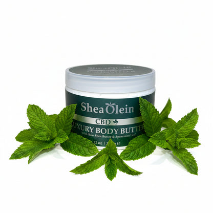SHEA OLEIN LUXURY BODY BUTTER 12oz | CBD
