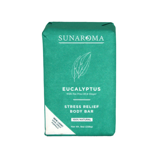 SUNAROMA GENTLE SOAP BAR 8oz 6ct EUCALYPTUS
