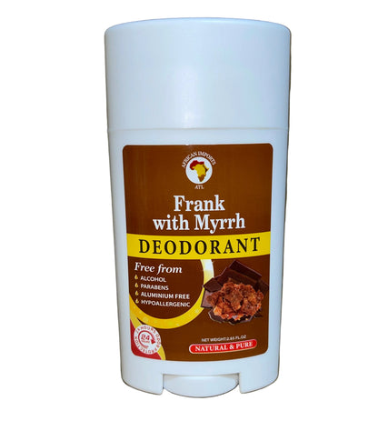 AFRICAN IMPORTS ATL NATURAL AND PURE DEODORANT 2.65oz | FRANK WITH MYRRH