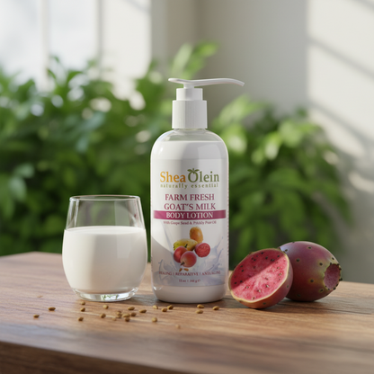 SHEA OLEIN BODY LOTION 12oz | FARM FRESH GOATS MILK