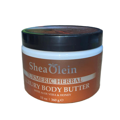SHEA OLEIN LUXURY BODY BUTTER 12oz | TURMERIC HERBAL
