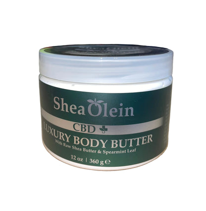 SHEA OLEIN LUXURY BODY BUTTER 12oz | CBD