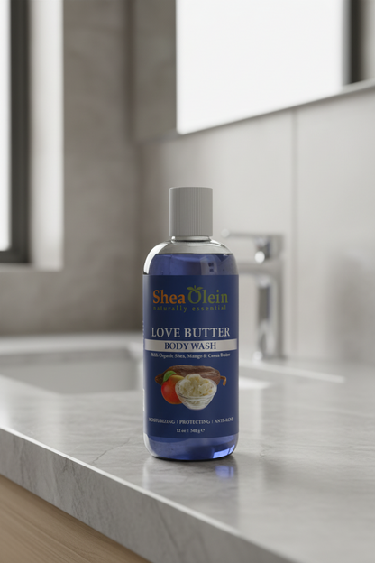 SHEA OLEIN BODY WASH 12oz BOTTLE | LOVE BUTTER
