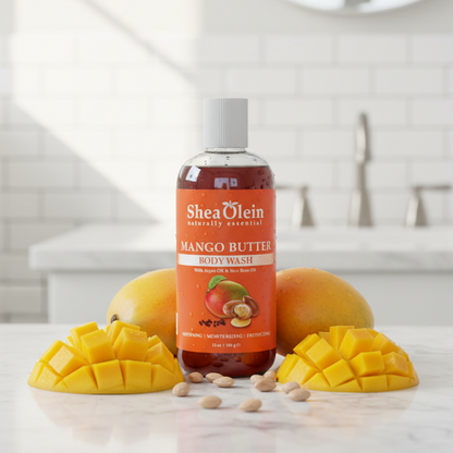 SHEA OLEIN BODY WASH 12oz BOTTLE | MANGO BUTTER