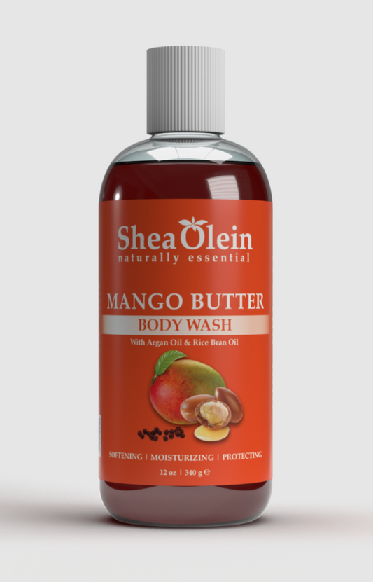 SHEA OLEIN BODY WASH 12oz BOTTLE | MANGO BUTTER