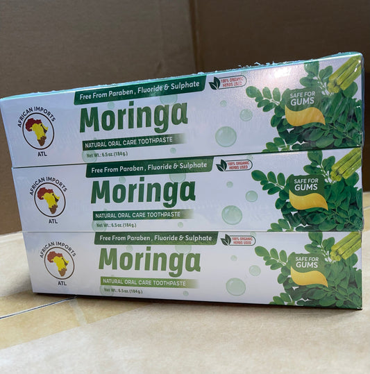 AFRICAN IMPORTS ATL TOOTHPASTE 6ct 6.5oz | Moringa
