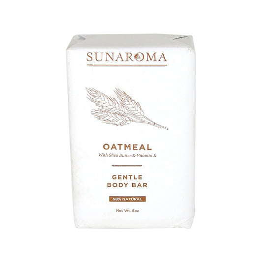 SUNAROMA GENTLE SOAP BAR 8oz 6ct OATMEAL