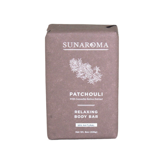 SUNAROMA GENTLE SOAP BAR 8oz 6ct PATCHOULI