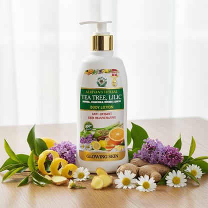 AL-RIYAN HERBAL BODY LOTION 16oz | TEA TREE LILIC
