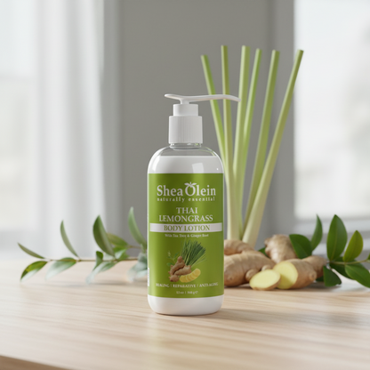 SHEA OLEIN BODY LOTION 12oz | THAI LEMONGRASS