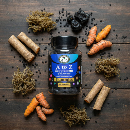 African Indian Herbs A to Z Supplement Gummies 60ct Jar