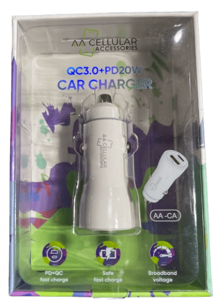 AA - CA FAST CHARGING CAR ADAPTER 38W - SmellsPlus