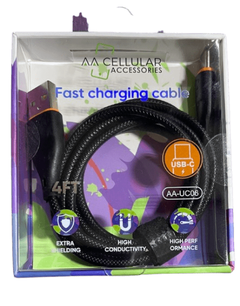 AA FAST CHARGING CABLE 4FT USB TO TYPE C - SmellsPlus
