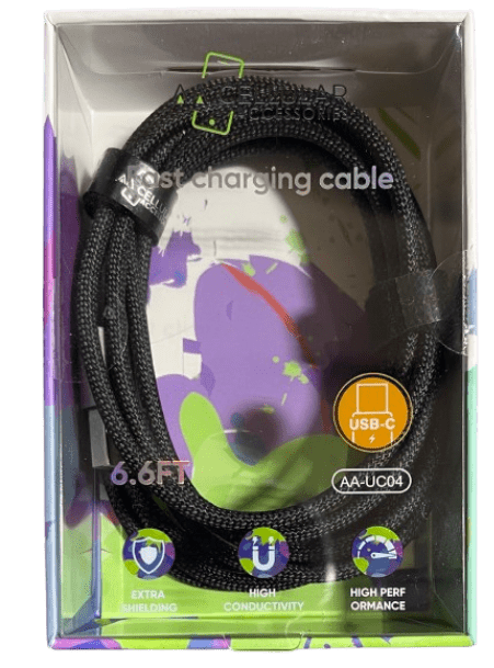 AA FAST CHARGING CABLE 6.6FT USB TO TYPE C - SmellsPlus