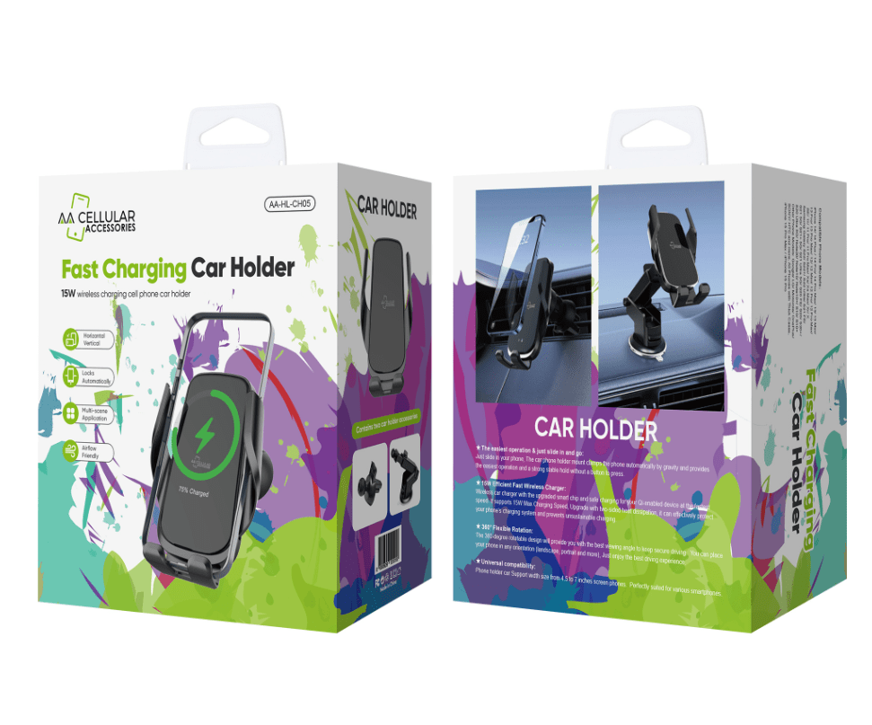 AA - HL - CH05 FAST CHARING PHONE CAR HOLDER - SmellsPlus