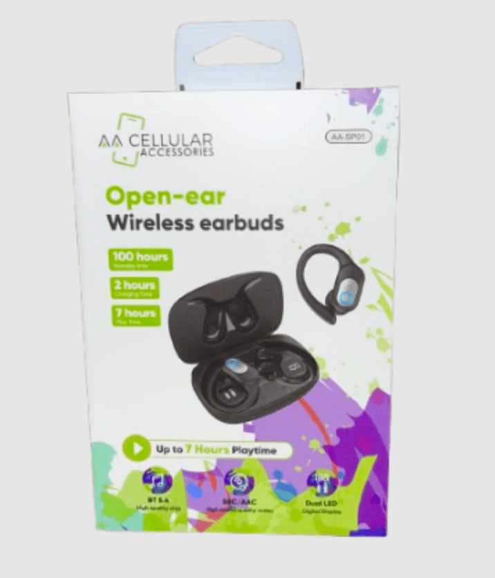 AA - SP01 - BLACK - OPEN EAR WIRELESS EARBUDS - SmellsPlus
