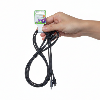 AA - UC12 - USB TO C 12FT CABLE - BLACK