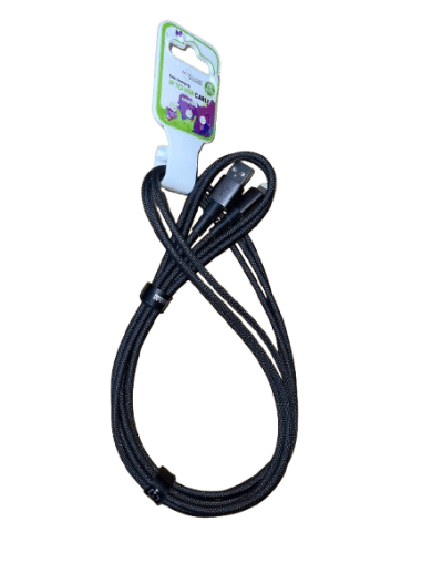 AA - UL12 - IP TO USB 12FT CABLE - BLACK - SmellsPlus