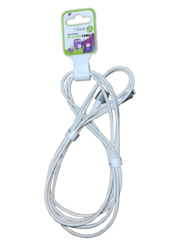 AA - UL12 - IP TO USB 12FT CABLE - WHITE - SmellsPlus